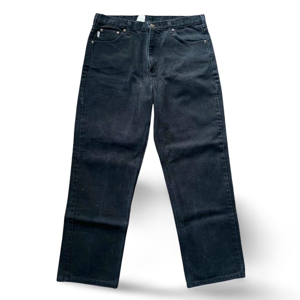 Vintage Carhartt Black Relaxed Fit Work Jeans – 38x32